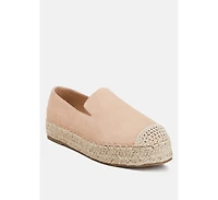 Ellerie suede flatform heel espadrilles