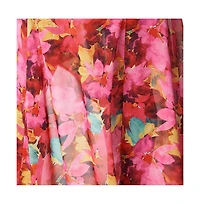 Bebe Women's Printed Ruffle Wrap Dress