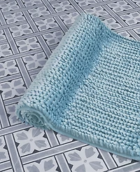 Laura Ashley Butter Chenille Bath Mat