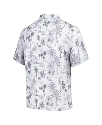 Tommy Bahama Men's Gray Atlanta Braves Sport Cabana Shores IslandZone Tri-Blend Polo