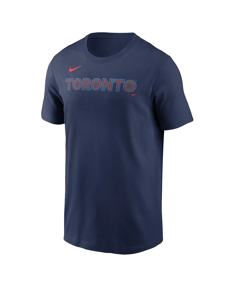 Nike Men's Navy Toronto-Blue Jays 2024 City Connect Wordmark T-Shirt