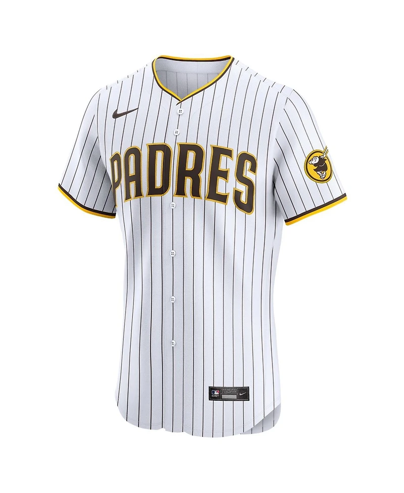Nike Men's Manny Machado White San Diego Padres Home Elite Jersey