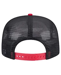 New Era Men's Black Minnesota Twins Throwback Meshback Golfer Hat