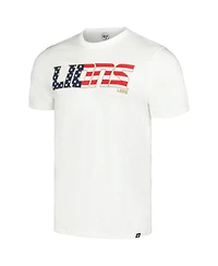 '47 Brand Men's White Detroit Lions Flag Script Franklin T-Shirt