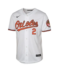 Nike Big Boys and Girls Gunnar Henderson White Baltimore Orioles Home Limited Jersey
