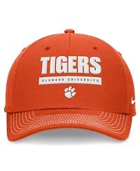 Nike Men's and Women's Orange Clemson Tigers 2024 Sideline Rise Adjustable Hat
