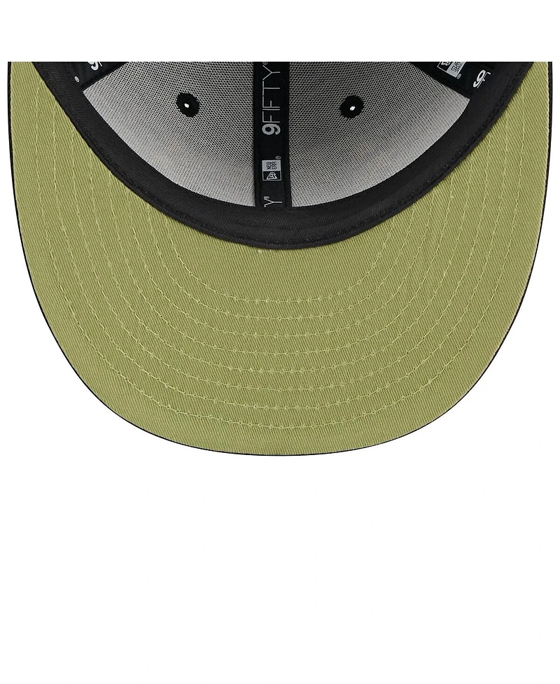 New Era Men's Black Oakland Athletics 2024 Armed Forces Day Low Profile 9FIFTY Snapback Hat