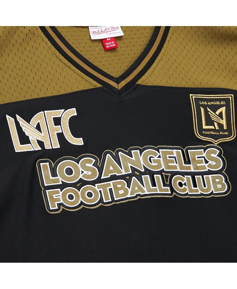 Mitchell & Ness Men's Gold Lafc Stateside V-Neck Long Sleeve Jersey