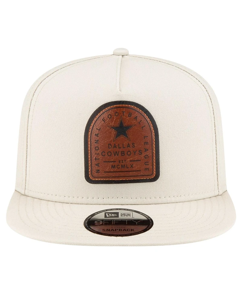 New Era Men's Stone Dallas Cowboys Premier 9FIFTY Snapback Hat