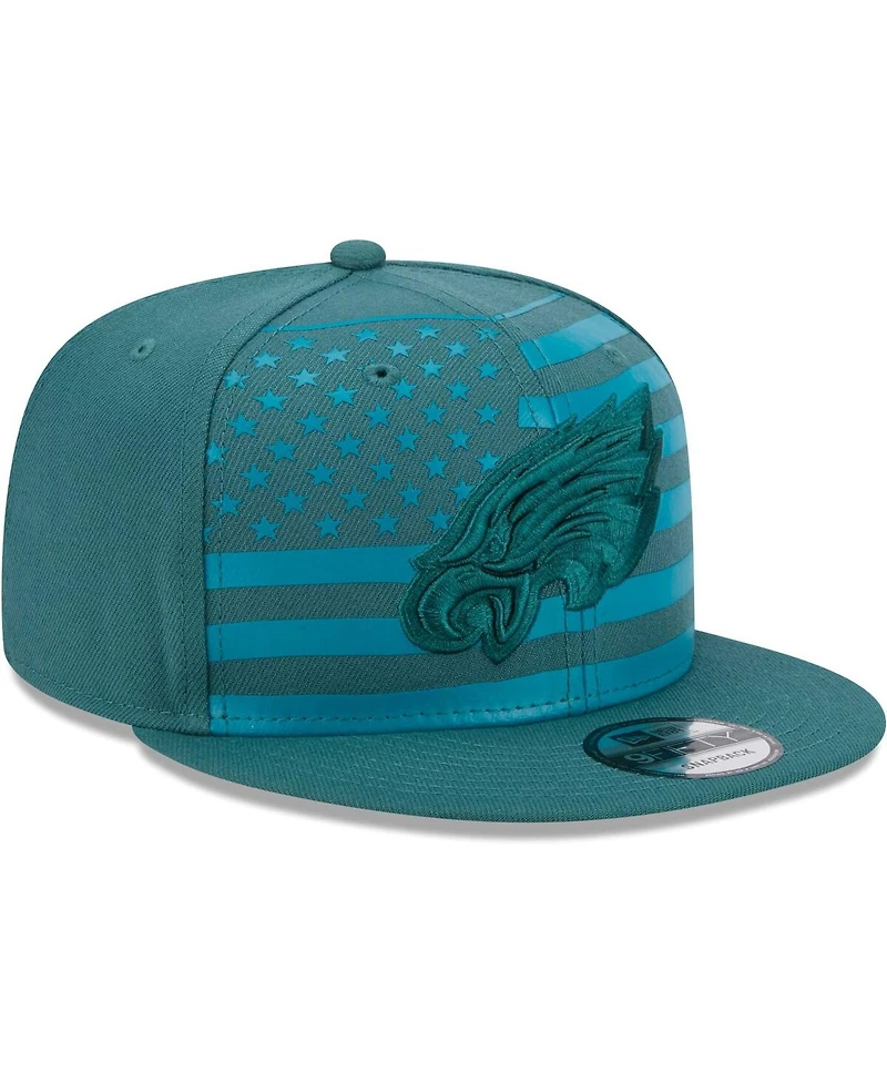 New Era Men's Midnight Green Philadelphia Eagles Independent 9FIFTY Snapback Hat