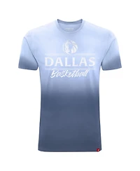 Sportiqe Men's and Women's Blue Dallas Mavericks Bingham Sun-Fade T-Shirt