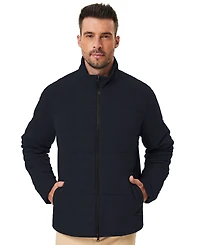 Hawke & Co. Men's Quilted Stretch Full-Zip Jacket