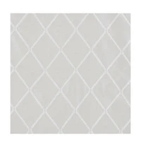 Madison Park Irina Diamond Sheer Embroidered Window Scarf Drapes