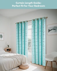 Intelligent Design Raina Total Metallic Print Blackout Curtain Single Panel For Bedroom, Antique Silver Grommet Top Fit Up To 1.25 Inches Rod C