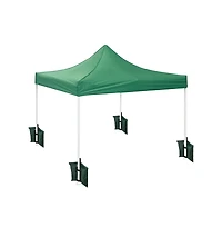 4Pcs Weight Sand Bag Oxford for Outdoor Easy Pop Up Canopy Instant Tent Gazebo Shelter Green