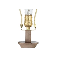 Regency Hill Avery Traditional Table Lamps 25" High Set of 2 Faux Wood with Usb Charging Port Led Touch On Off Beige Shades for Living Room Home