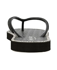Juicy Couture Women's Surprise 2 Embellished Flip Flop Sandals