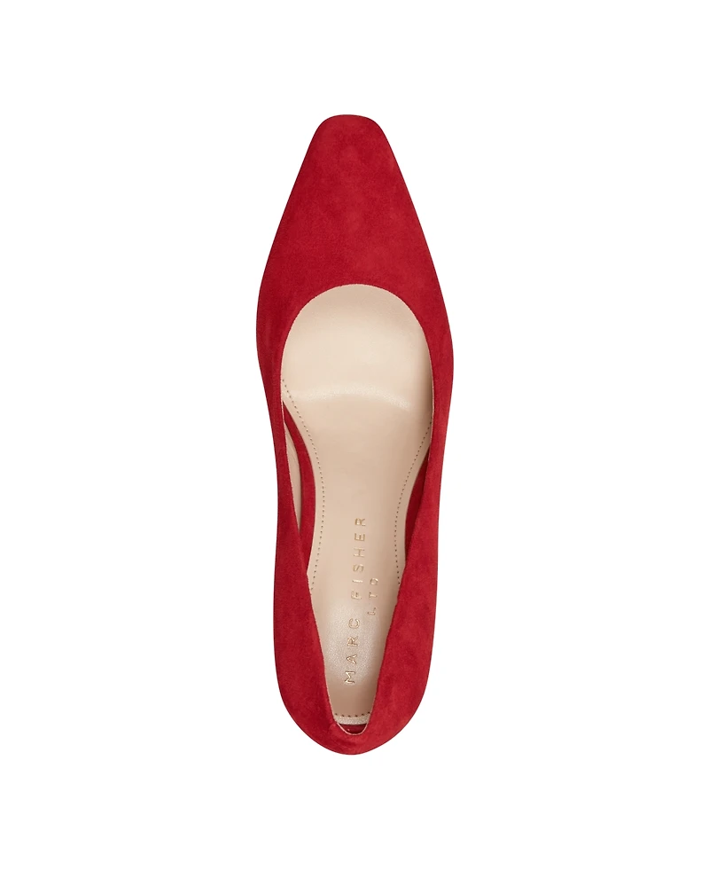 Marc Fisher Ltd Women's Yalina Slip-On Block Heel Dress Pumps