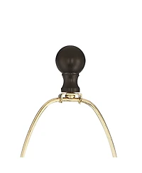 Barnes and Ivy Henson Industrial Floor Lamp 63" Tall Bronze with Led Nightlight Earthy Fabric Drum Shade for Living Room Bedroom Office House Hom