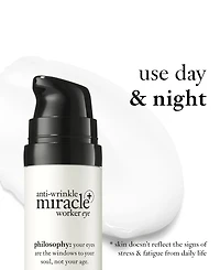 philosophy Anti-Wrinkle Miracle Worker+ Line-Correcting Eye Cream, 0.5-oz.