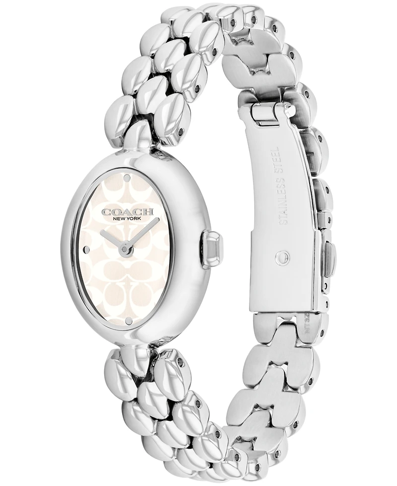 Coach Women's Silver Sammy Stainless Steel Watch 22.5mm