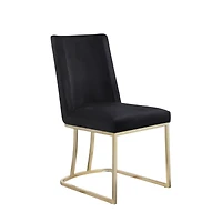 Streamdale Velvet Upholstered Dining Chairs (Set of 2)