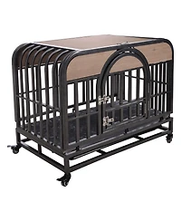 Streamdale Sturdy Pre-Assembled Dog Crate with Enhanced Safety and Comfort