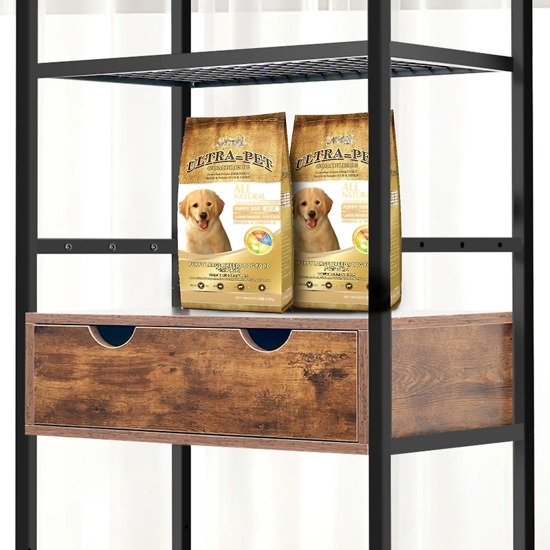 Streamdale Furniture Premium Dog Feeding Station with Storage and Adjustable Height