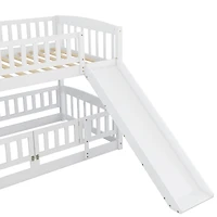 Streamdale Twin Bunk Bed w/ Slide and Ladder