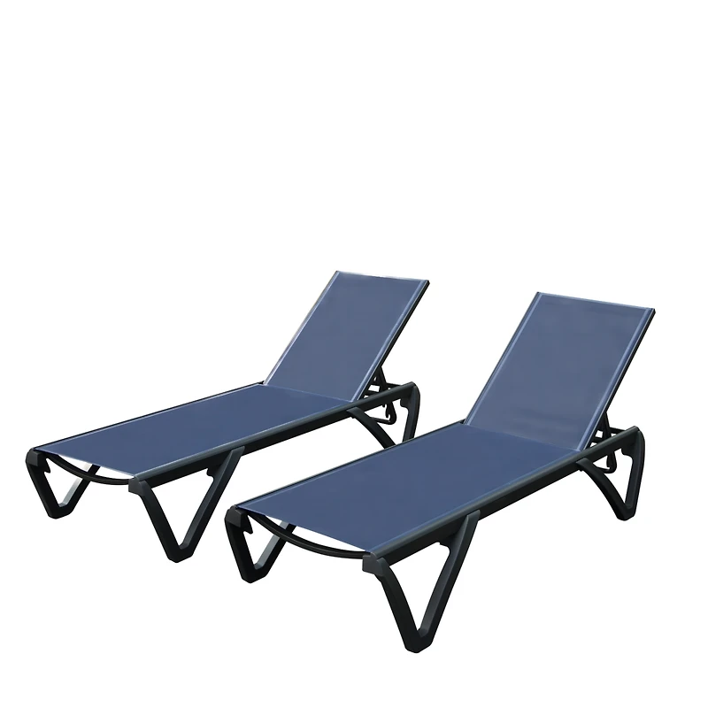Simplie Fun Modern Chaise Lounge Adjustable, Durable, Long-Lasting Comfort