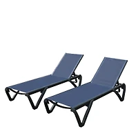 Simplie Fun Modern Chaise Lounge Adjustable, Durable, Long-Lasting Comfort