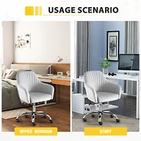 Streamdale Adjustable Velvet Leisure Chair (Pink)