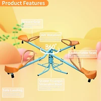 Streamdale Kids Outdoor Spinning Seesaw and Swivel Teeter Totter