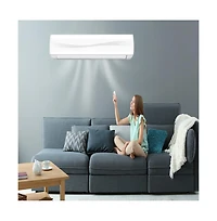 9000 Btu 17 SEER2 208-230V Ductless Mini Split Air Conditioner and Heater