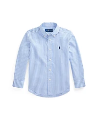 Polo Ralph Lauren Toddler and Little Boys Striped Cotton Poplin Shirt