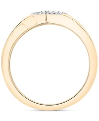 Diamond Heart Cluster Ring (1/6 ct. t.w.) 10k Gold, Created for Macy's