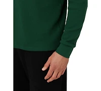 Lacoste Men's Waffle-Knit Thermal Sleep Shirt