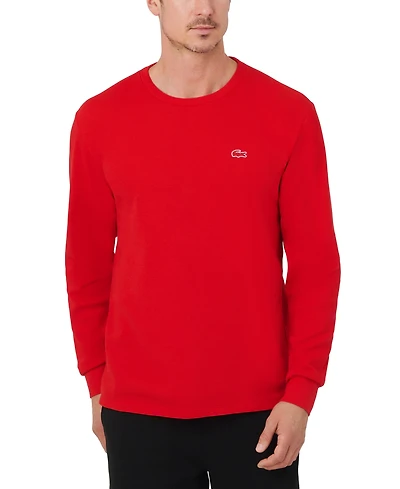 Lacoste Men's Waffle-Knit Thermal Sleep Shirt