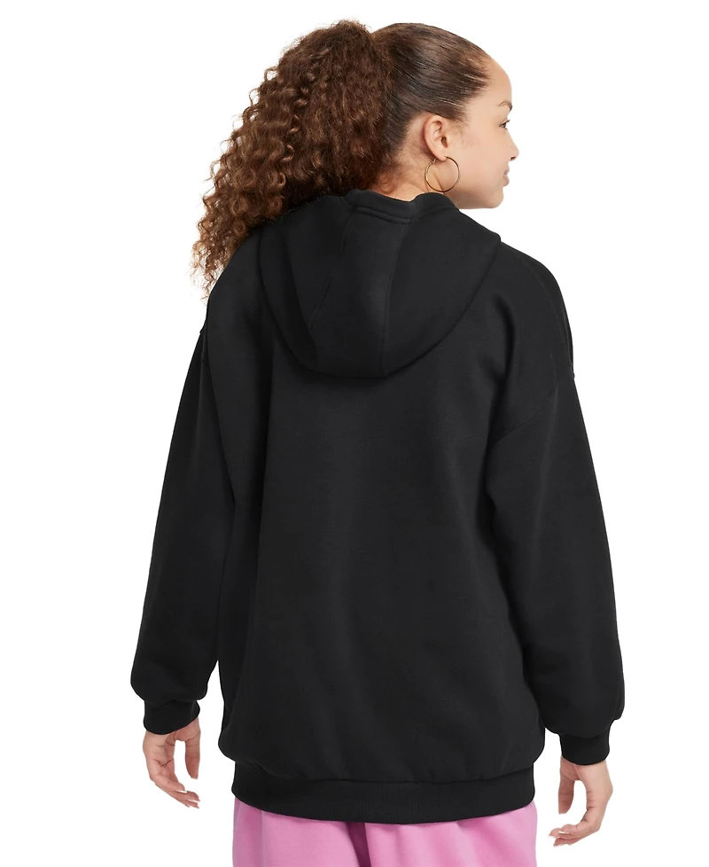 Nike Big Girls Sportswear Club Fleece Oversized-Fit Hoodie