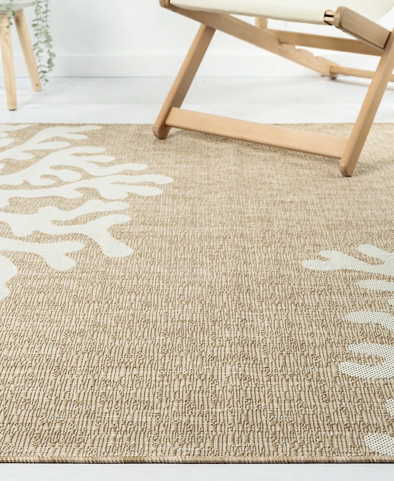 Lr Home Nassau 6'6"x9' Outdoor Area Rug