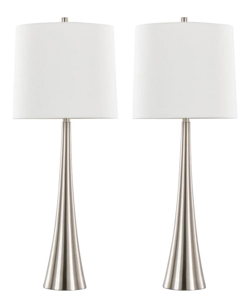 Lumisource Diana 29" Contemporary Metal - Set of 2 Table Lamp