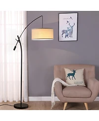 Grayson 84" Led Arc Floor Lamp with Adjustable Arm