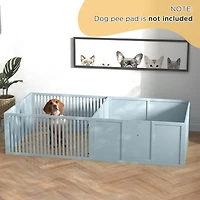 PawHut Whelping Box Dogs Newborn Puppy Supplies for Mama's Comfort