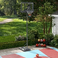 Soozier Portable Basketball Hoop for Poolside or Backyard, Youth to Adults