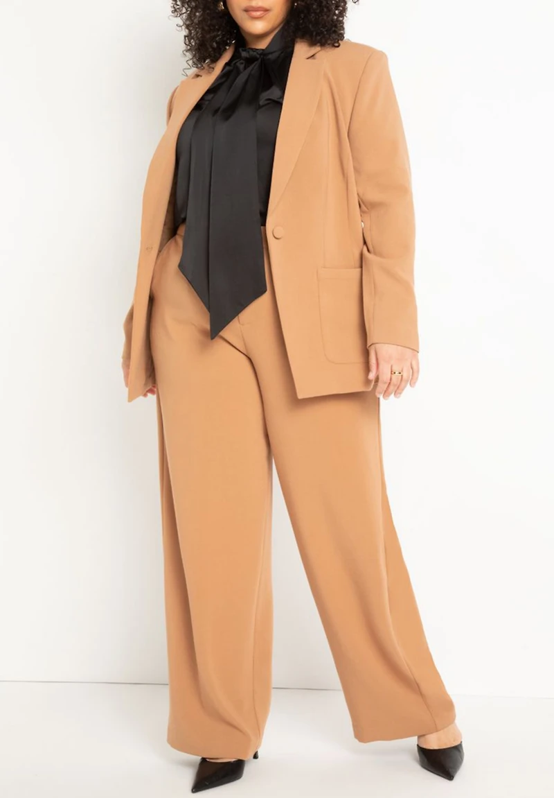 Eloquii Women's Plus The 365 Suit Patch Pocket Blazer
