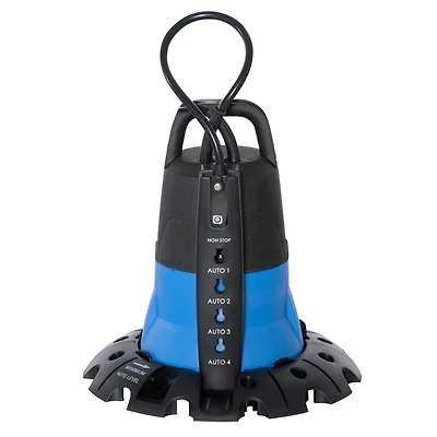 Outsunny Pool Cover Pump Water Removal Pump w/ Hose Adapter, 1050 Gph,