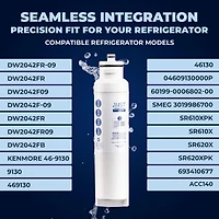 Mist DW2042FR-09 Water Filter Replacement for Daewoo, Refrigerator Water Filter Compatible with DW2042FR, Aqua Crystal DW2042F-09