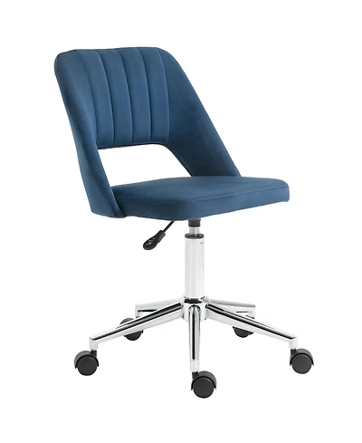Vinsetto Upholste Mid-Back Home Office Desk Armless Computer Chair