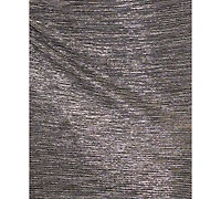 Betsy & Adam Women's Metallic One-Shoulder Sleeveless Gown