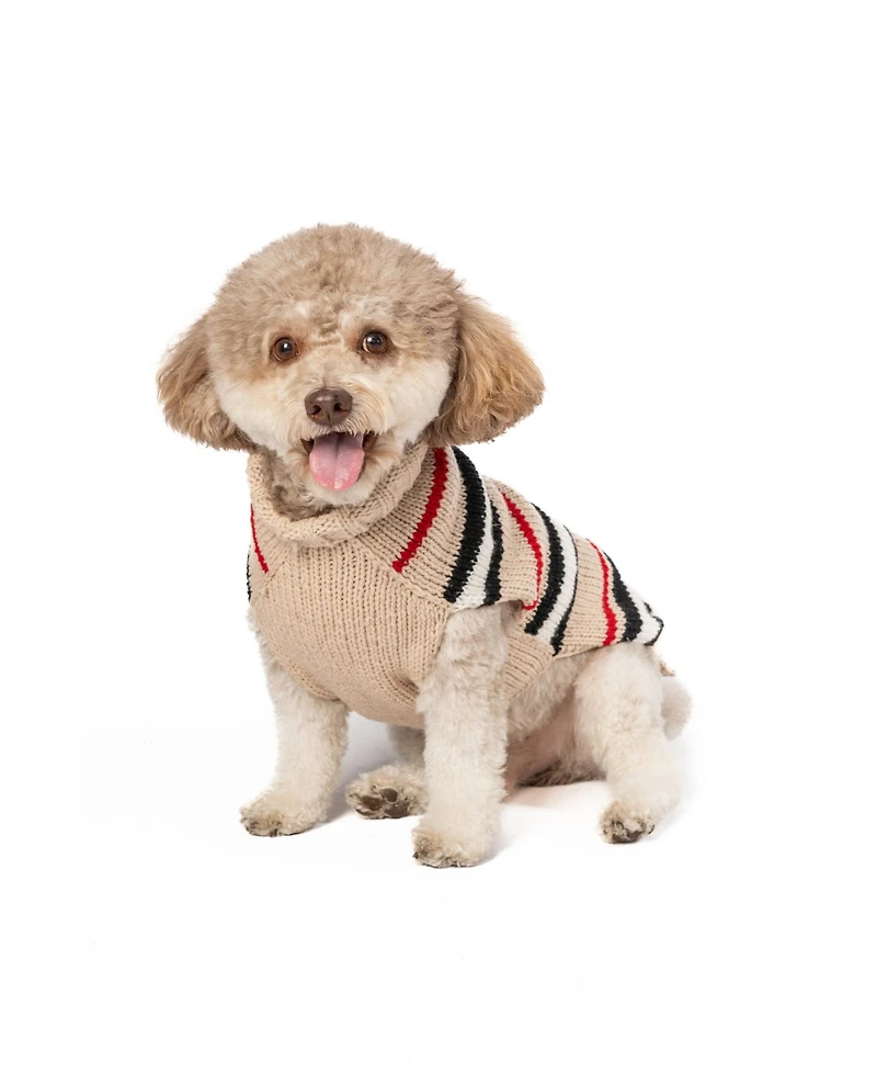 Chilly Dog Bentley Alpaca Stripe Dog Sweater